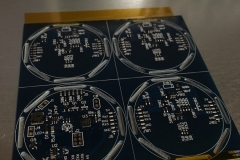 Populated PCB panel