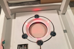 Underside showing electronics