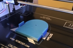 3D-printed router template for rounding over legs