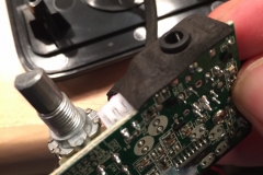 Found some computer speakers that ran off 5V, so I chopped off the amp