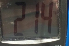 Hit 214 °F!